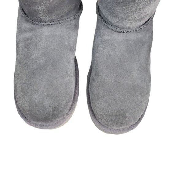 Koolaburra By Ugg Grey Koola Short Suede Leather Boots Size 9 - Picture 6 of 10